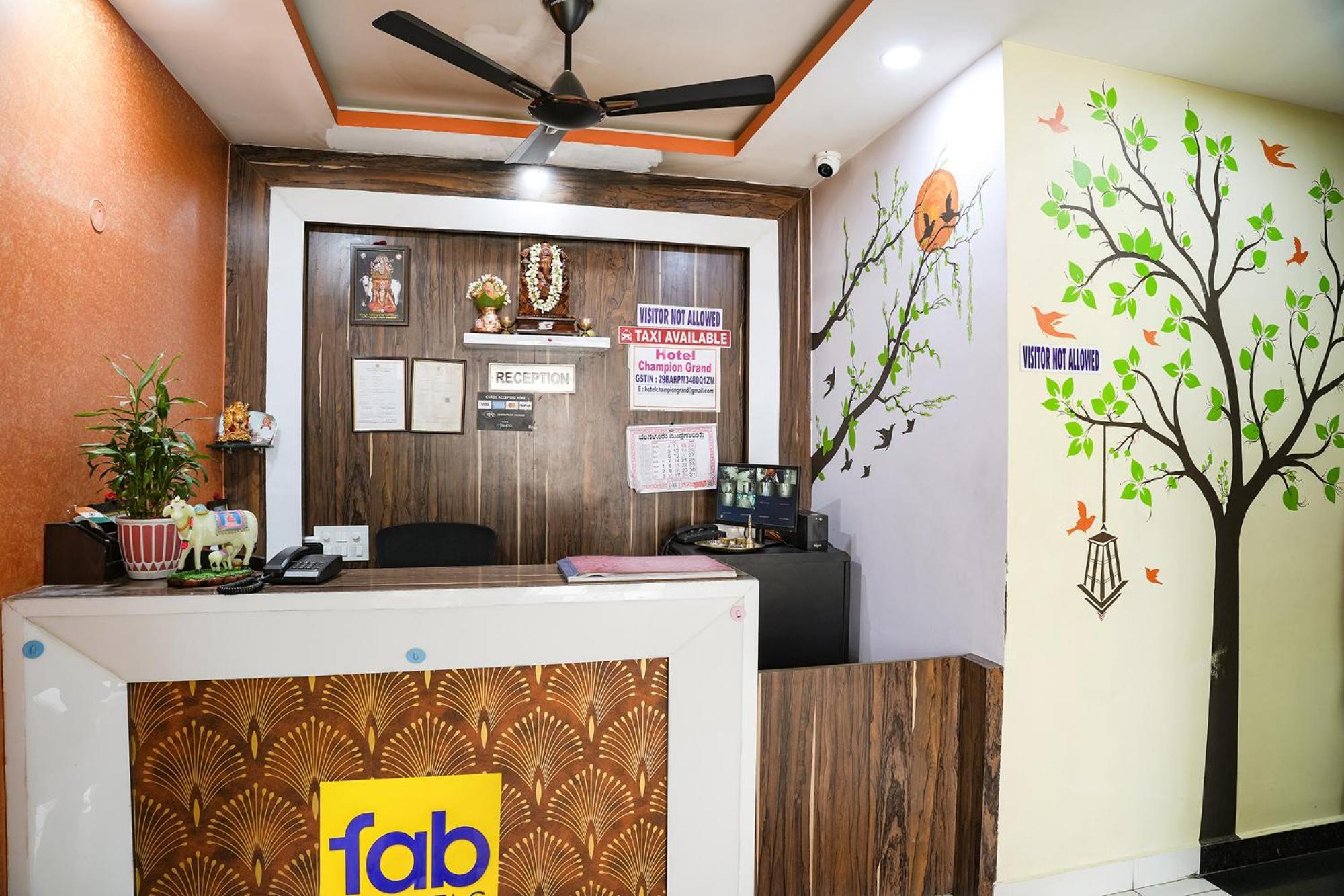Fabhotel Champion Grand - Nr Fortis Hospital, Nagarbhavi Jalahalli Bagian luar foto