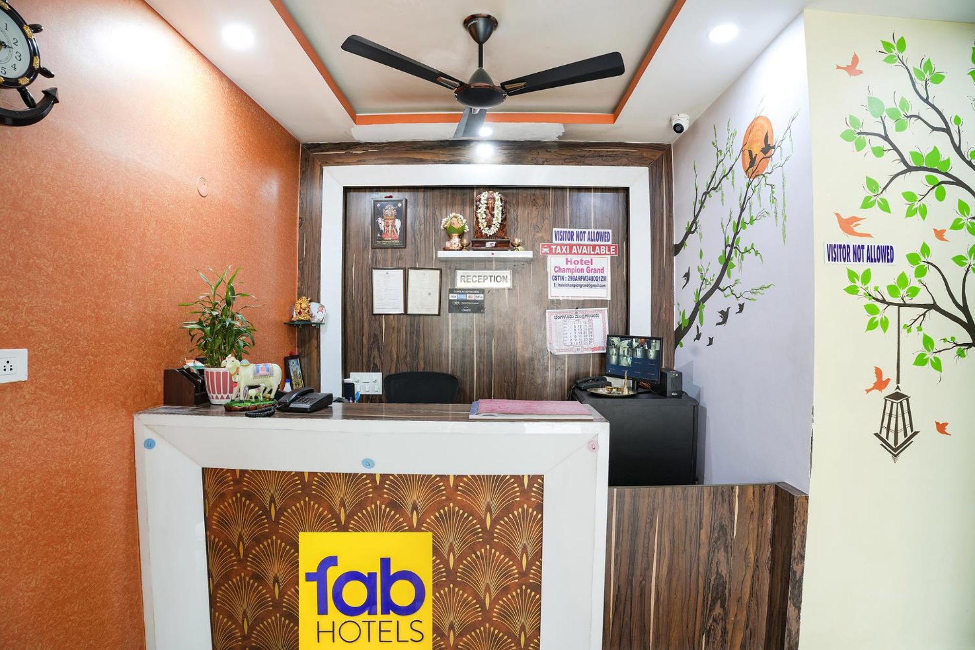 Fabhotel Champion Grand - Nr Fortis Hospital, Nagarbhavi Jalahalli Bagian luar foto