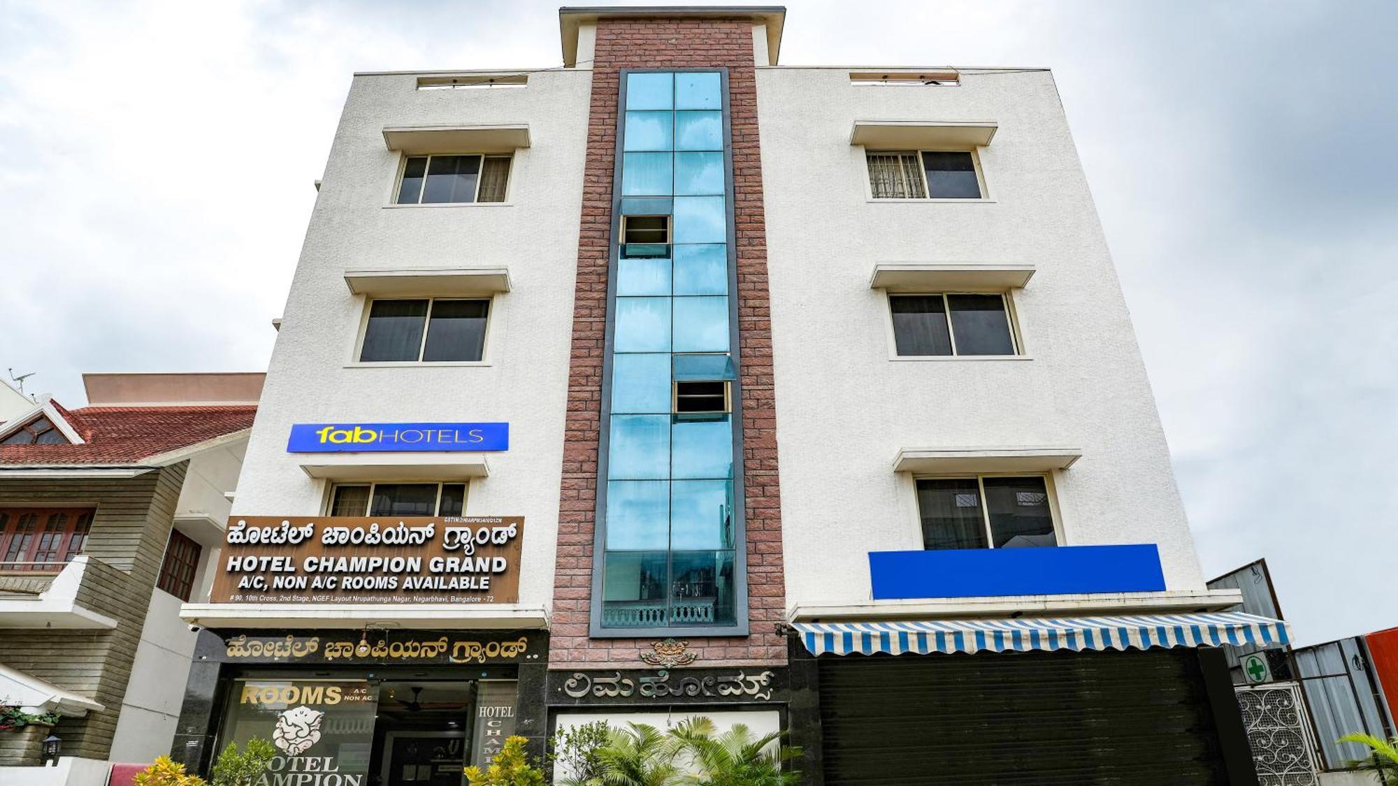 Fabhotel Champion Grand - Nr Fortis Hospital, Nagarbhavi Jalahalli Bagian luar foto